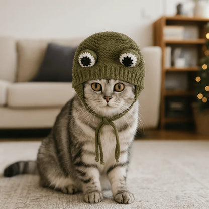 Cozy Knit Pet Ear Hat
