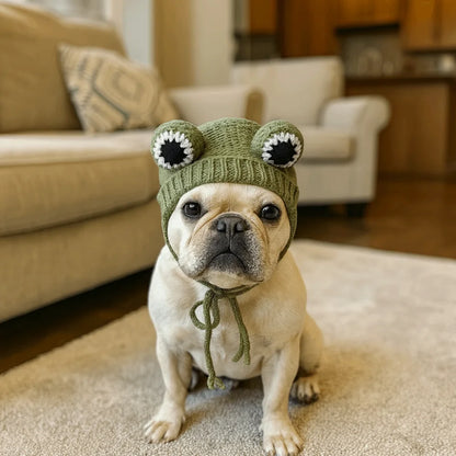 Cozy Knit Pet Ear Hat